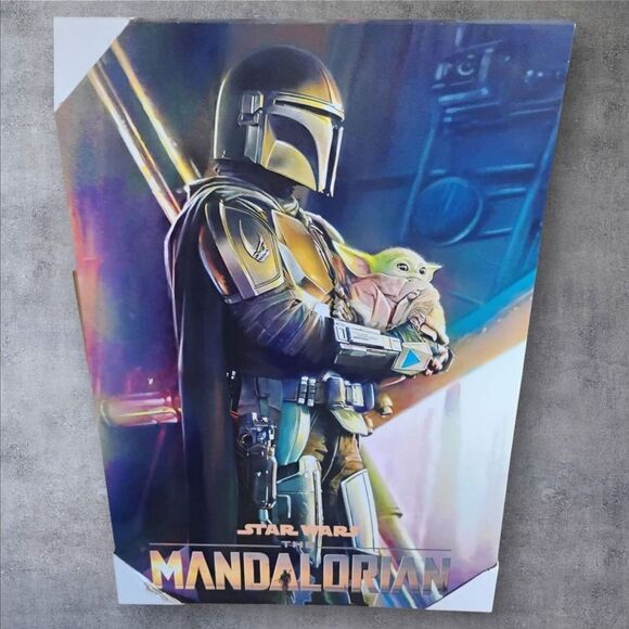 Poster Star Wars The Mandalorian Clan Of Two  24"x36" - Picture 3 of 8